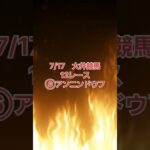 地方競馬予想　7/17　大井競馬　12レース