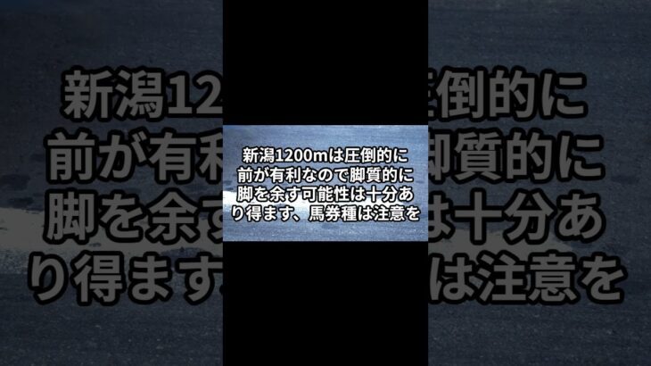 7月27日の新潟8R推奨馬 #競馬 #競馬予想