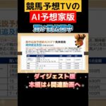 【小倉記念】競馬予想TVのAI予想家版❣ダイジェスト❣ #競馬予想tv #競馬 #競馬予想 #競馬予想tv最新#馬券 #買い目 #小倉記念