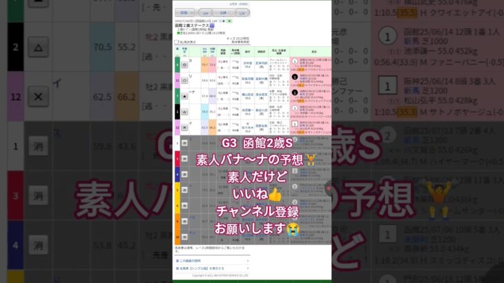 #edm #electronicmusic #music #party #競馬予想 #競馬 #バナ〜ナ#素人予想#函館競馬場 #函館2歳ステークス #G3