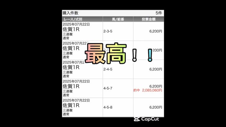 最高すぎました！#競馬#競馬好き#競馬予想#競馬初心者 #競馬ライブ#ウマ娘