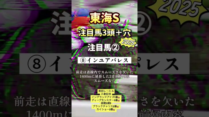#東海ステークス #競馬 #競馬予想