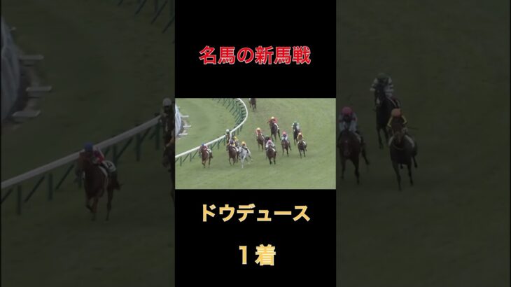名馬の新馬戦ドウデュース【小倉】#競馬#馬券#予想