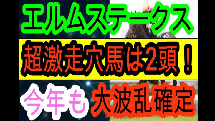 【競馬予想】エルムステークス2025　超豪華メンバー集結！　実績より勢い重視で再び万馬券狙います！！