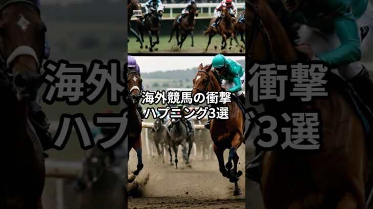 海外競馬の衝撃ハプニング3選#競馬 #競馬予想 #ドラマ #海外競馬