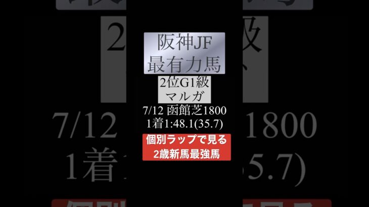 【新馬】6月・7月ランキング #競馬 #競馬予想 #マルガ #新馬