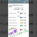CBC賞予想レパードステークス予想　#競馬予想