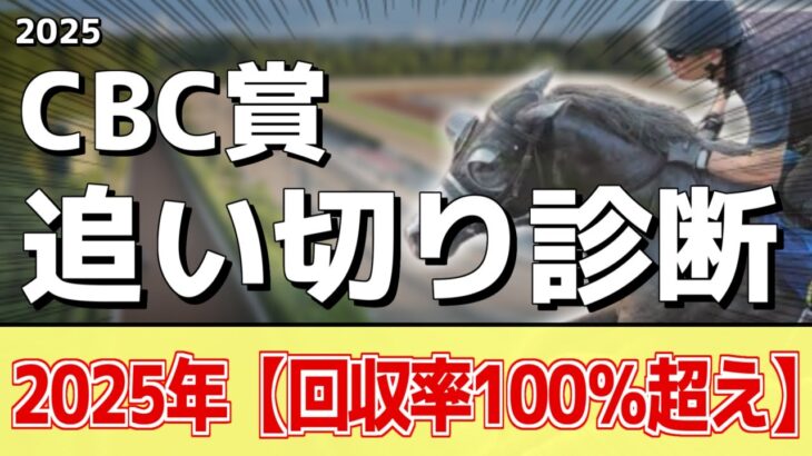追い切り徹底解説！【CBC賞2025】ジューンブレア、ヤマニンアルリフラなどの状態はどうか？調教S評価は2頭！