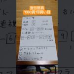 宣伝部員のCBC賞印と買い目#競馬#競馬予想#CBC賞#夏競馬
