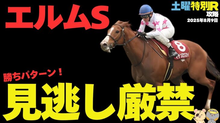 【土曜競馬予想穴馬まとめ】エルムS、絶対単複勝負の過小評価な激走馬リスト【関越S2025】