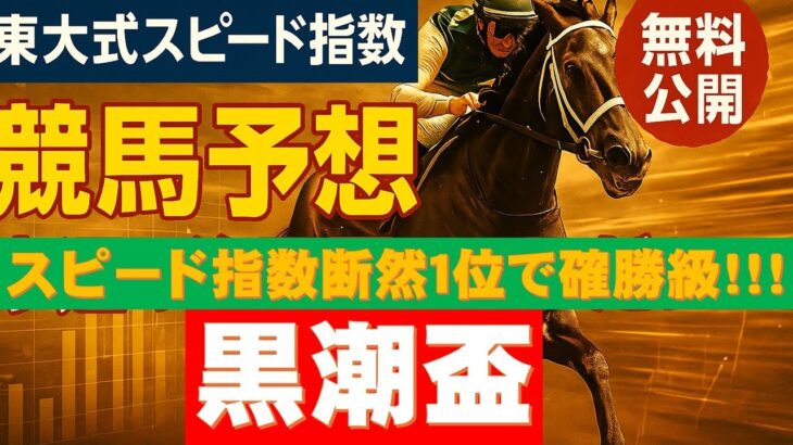 【黒潮盃２０２５】東大式スピード指数による競馬予想