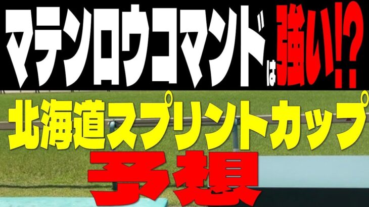 【競馬予想】北海道スプリントカップ予想